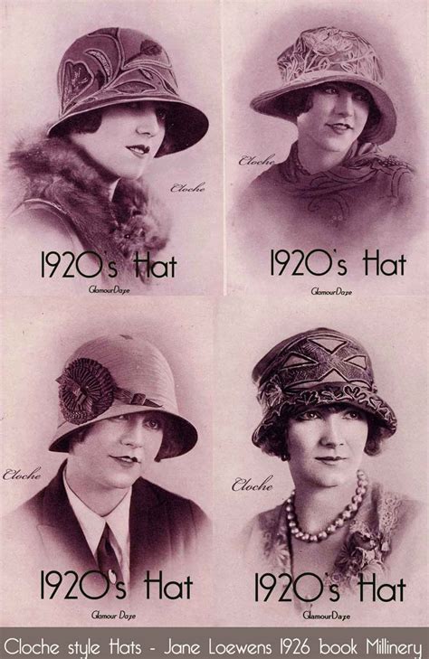 cloche hats from the 1920s